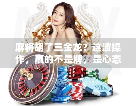 麻将胡了三金龙？这波操作，赢的不是牌，是心态！
