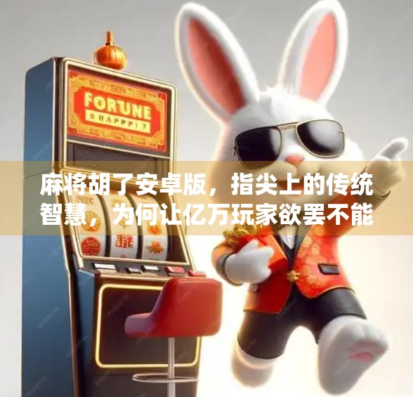 麻将胡了安卓版，指尖上的传统智慧，为何让亿万玩家欲罢不能？