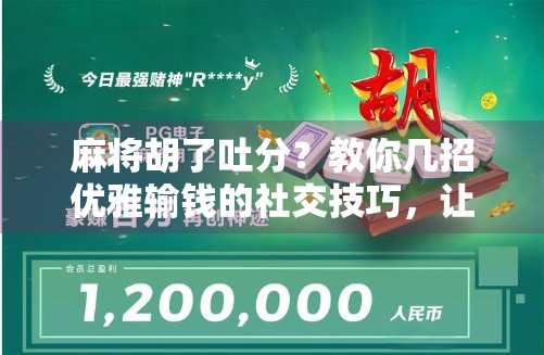 麻将胡了吐分？教你几招优雅输钱的社交技巧，让牌友笑着让你赢！