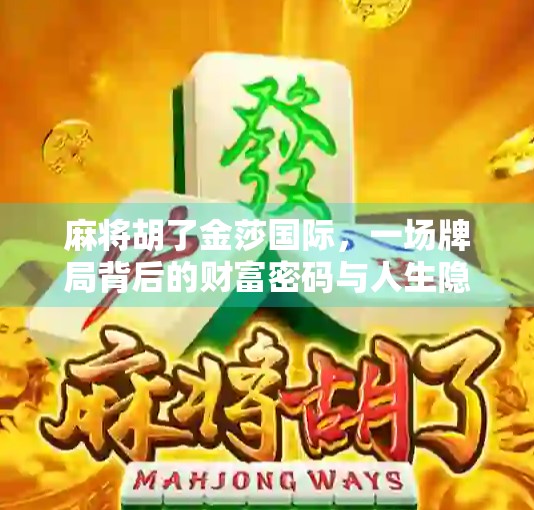 麻将胡了金莎国际，一场牌局背后的财富密码与人生隐喻