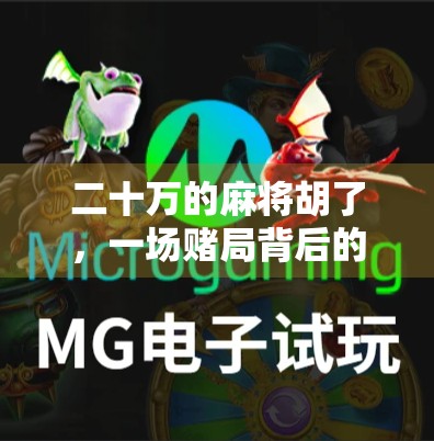 二十万的麻将胡了，一场赌局背后的现实与人性拷问