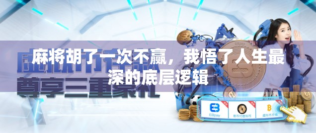 麻将胡了一次不赢，我悟了人生最深的底层逻辑